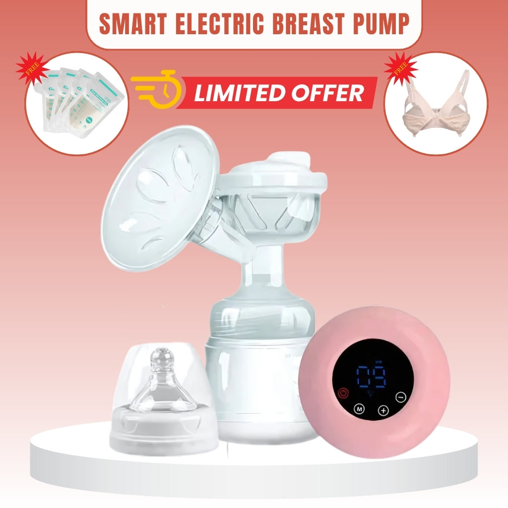 LACTEA SMART ELECTRIC BREAST PUMP - With Free Nursing Bra + 5pc Milk Storage Bags