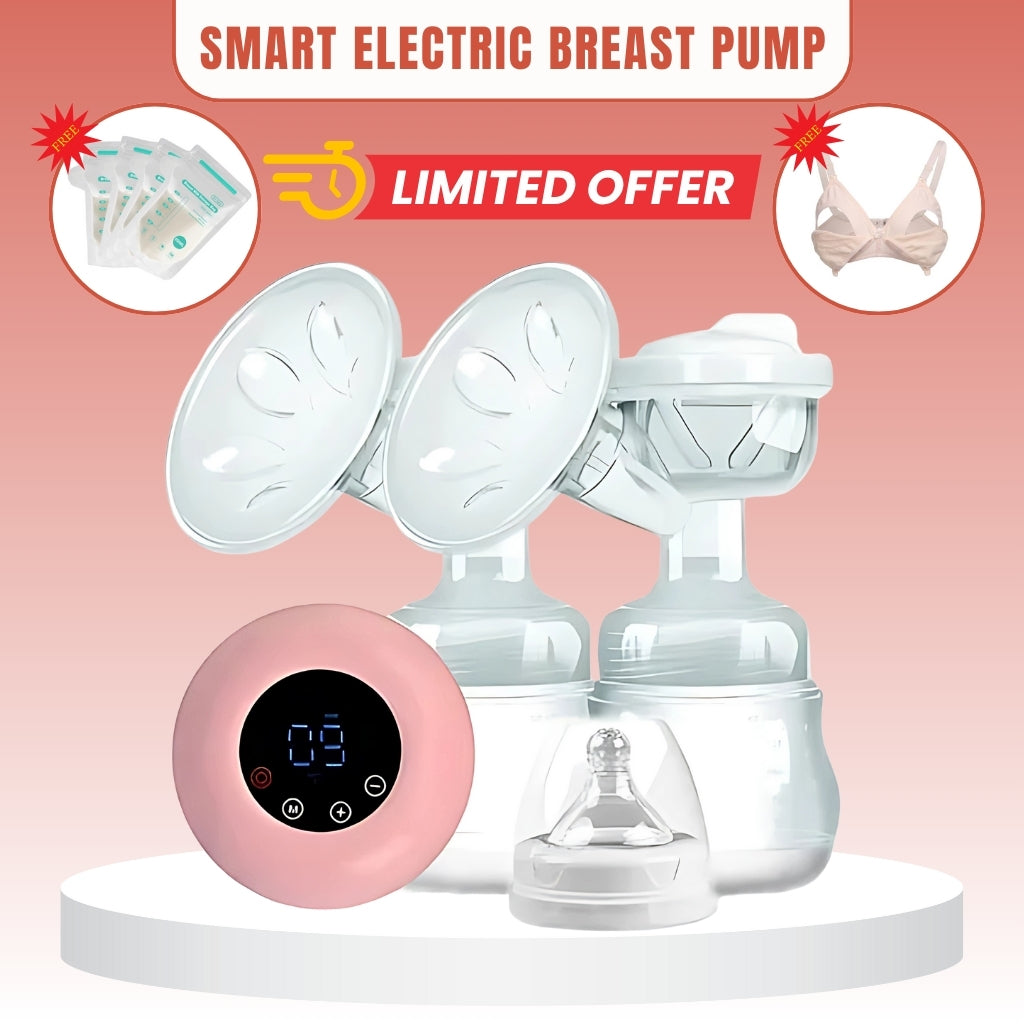 LACTEA SMART ELECTRIC BREAST PUMP - With Free Nursing Bra + 5pc Milk Storage Bags
