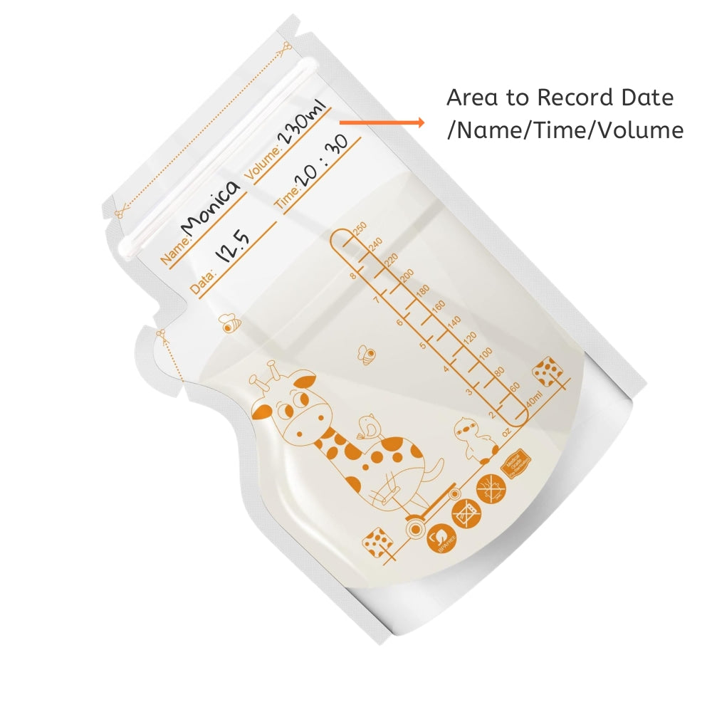 Disposable Breast Milk Storage/Freezer Bags - 250ml / 15pcs